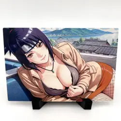 Naruto Anko Mitarashi Sexy Anime Waifu Girl Doujin Lewd Goddess Story Art Card - Image 1