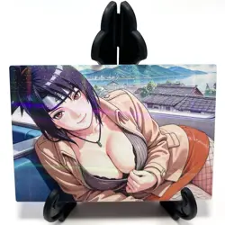 Naruto Anko Mitarashi Sexy Anime Waifu Girl Doujin Lewd Goddess Story Art Card - Image 2