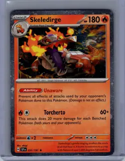 Skeledirge - (Cosmos Holo) Promo Miscellaneous Cards & Products 031/191 NM - Image 1