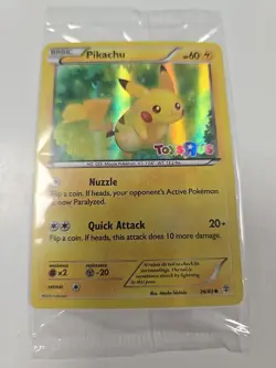 NIP Sealed Toys R Us 2016 Pokemon Pikachu Holo Promo Card - Image 1
