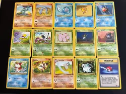 Pokemon WOTC Vintage 32 Card Lot – Base / Jungle / Fossil – 1999 Era – MP/LP - Image 1