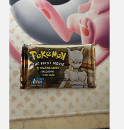 1999 Pokemon The First Movie Promotional Pack of 8 Trading Cards x3 packs - Image 1