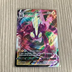Pokemon TCG Card SWSH Rebel Clash Ultra Rare Holo Toxtricity VMax 071/192 - Image 1