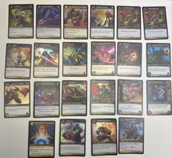 World Of Warcraft TCG NM 24 Foil Cards Lot - Image 1