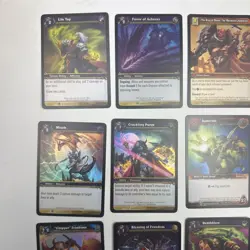 World Of Warcraft TCG NM 24 Foil Cards Lot - Image 2