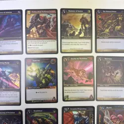 World Of Warcraft TCG NM 24 Foil Cards Lot - Image 3