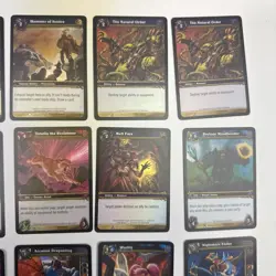 World Of Warcraft TCG NM 24 Foil Cards Lot - Image 4