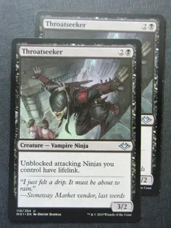 Throatseeker x2 - Modern Horizons - Mtg Magic Cards # 9H93 - Image 1