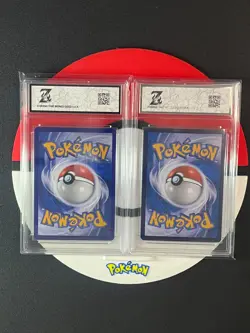 Pokemon CHN 2pcs Chinese cards 151C-186 187 Wigglytuff Alakazam Grade10 - Image 2