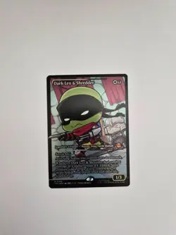 MTG: Teenage Mutant Ninja Turtles - Dark Leo & Shredder #289 - Showcase Foil - Image 1