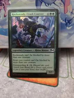 Rocksteady, Crash Courser (Foil) 0131 - Teenage Mutant Ninja Turtles MTG - NM/M - Image 1