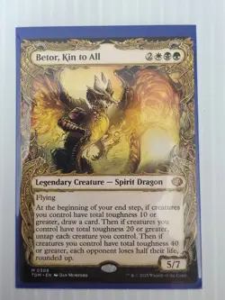 MTG Betor, Kin to All Showcase #0308 Tarkir: Dragonstorm Non-Foil - Image 1