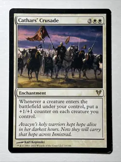 MTG Cathars' Crusade Avacyn Restored 10/244 Regular Rare English - Image 1
