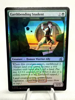 FOIL Earthbending Student (0249) MTG Avatar: The Last Airbender - NM/Mint 🔥 - Image 1