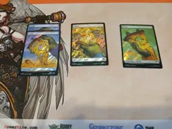 33 TMNT Full Art FOIL Lands 12 Surge Foils Pizza Lands MTG See Below For Specs - Image 2
