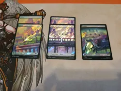 33 TMNT Full Art FOIL Lands 12 Surge Foils Pizza Lands MTG See Below For Specs - Image 3