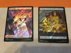33 TMNT Full Art FOIL Lands 12 Surge Foils Pizza Lands MTG See Below For Specs - Image 4