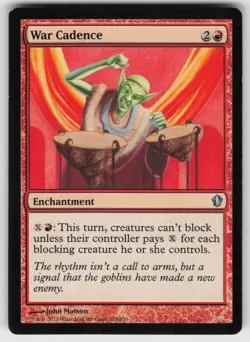 War Cadence U Commander 2013 128 MTG - Image 1