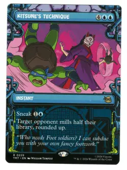 MTG Kitsunes Technique Showcase Teenage Mutant Ninja Turtles Magic The Gathering - Image 1