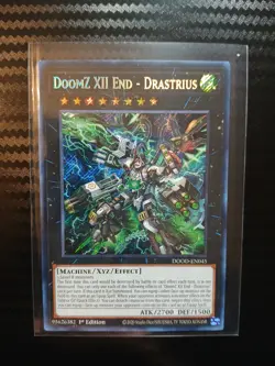 Yugioh DoomZ XII End - Drastrius DOOD-EN045 Secret Rare 1st Ed NM - Image 2