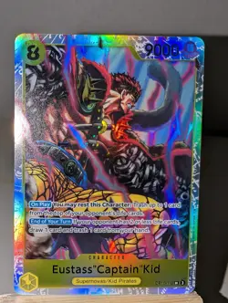 Eustass “Captain” Kid OP10-112 Original print Royal Blood Super Rare Foil - Image 1