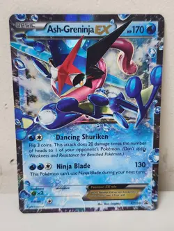 Ash-Greninja EX XY133 XY Holo POKEMON TRADING CARDS MODERATE - Image 1