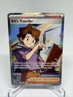 Bill's Transfer 194/165 Ultra Rare Scarlet & Violet 151 Pokemon Card - Image 1