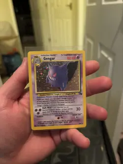 Pokemon TCG Gengar Fossil Holo Rare Card 5/62 (NM) - Image 1