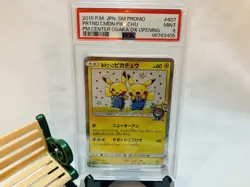 PSA9 Pretend Comedian Pikachu 407/SM-P Osaka Promo 2019 Pokemon card Japanese - Image 1