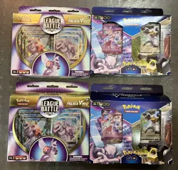 Lot 4 Pokemon Taxing Card Boxes 2 League Battle Deck & 2 V Battle Deck Pokemon - Image 1