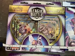 Lot 4 Pokemon Taxing Card Boxes 2 League Battle Deck & 2 V Battle Deck Pokemon - Image 4