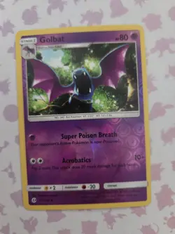 Golbat Reverse Holo LP Sun & Moon 55/149 Pokemon Tcg Card - Image 1