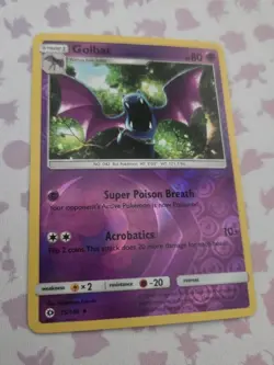 Golbat Reverse Holo LP Sun & Moon 55/149 Pokemon Tcg Card - Image 2