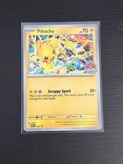 Pokemon Pikachu 225 World Championship 2025 Promo Card - Image 1