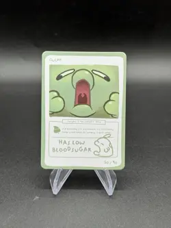 Pokedoodles Series 1 Gulpp - Gulpin 50/90 Pokemon Fan Art Derpy Card - Image 1