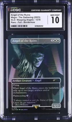 ANGEL OF THE RUINS Secret Lair Foil Doctor Who CGC 10 MTG [Nostalgium] - Image 1