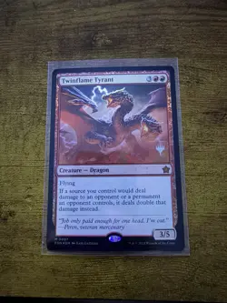 Magic: The Gathering Twinflame Tyrant Foil Promo 3/5 #0097 - Image 1