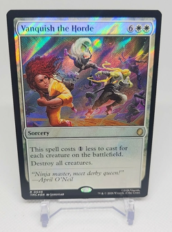 Vanquish the Horde Surge Foil Commander Teenage Mutant Ninja Turtles MTG - Image 1
