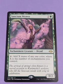 MTG Magic: Modern Horizons 2: Sanctum Weaver #171/303 Rare - NM - Image 1