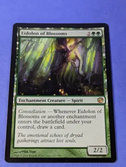 MTG Magic: Journey Into Nyx: Eidolon of Blossoms #122/165 Rare - NM - Image 1