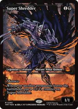 Super Shredder (FOIL) x1 - MTG Teenage Mutant Ninja Turtles TMT #285 - Image 1