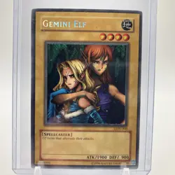 Yu-Gi-Oh! Gemini Elf (HP) Unlimited LON-000 HP - Crease - Image 1