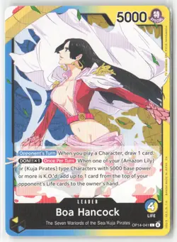 Boa Hancock L The Azure Sea's Seven OP14-041 Egnlsih NM - Image 1