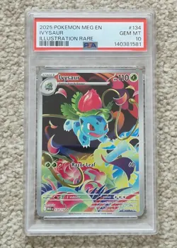 PSA 10 - Ivysaur IR 134/132 Pokemon Card - GEM MINT - Image 1