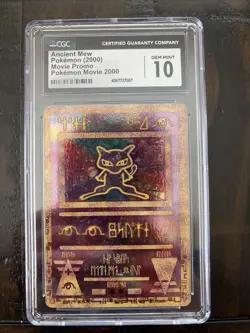 2000 Ancient Mew Pokemon Movie Promo Card CGC 10 - Image 1