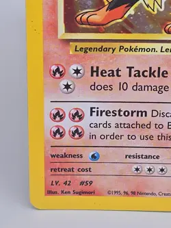 Blaine's Arcanine - 1/132 - Pokemon Gym Challenge Unlimited Holo Rare Card - Image 5
