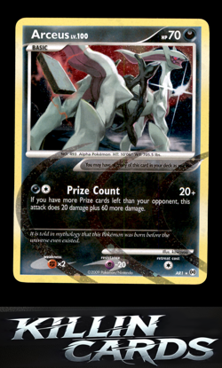 Arceus (AR1) AR1 Pokemon Holo Rare Arceus Card LP - Image 1