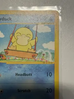 Pokemon TCG Aquapolis Psyduck Card 104/147 2002 Regular LP - Image 3