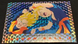 Dragon Ball Z DBZ 1989 Trading Card Series 2 Holo Prism #34 Son Goten Y Trunks - Image 2