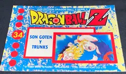 Dragon Ball Z DBZ 1989 Trading Card Series 2 Holo Prism #34 Son Goten Y Trunks - Image 3